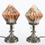 Art Deco Table Lamps with Pressed Orange Glass Shade, 1930s, Set of 2 For Sale - Image 6 of 6