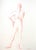 Deep Red Standing Female Nude Watercolor Painting For Sale - Image 6 of 6