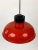 Hungarian Industrial Style Pendant Lamps in Burnt Orange, 1970s, Set of 3 For Sale - Image 11 of 16