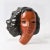 Black Ceramic Wall Mask by Adolf Prischl for Goldscheider, 1940s For Sale - Image 8 of 8
