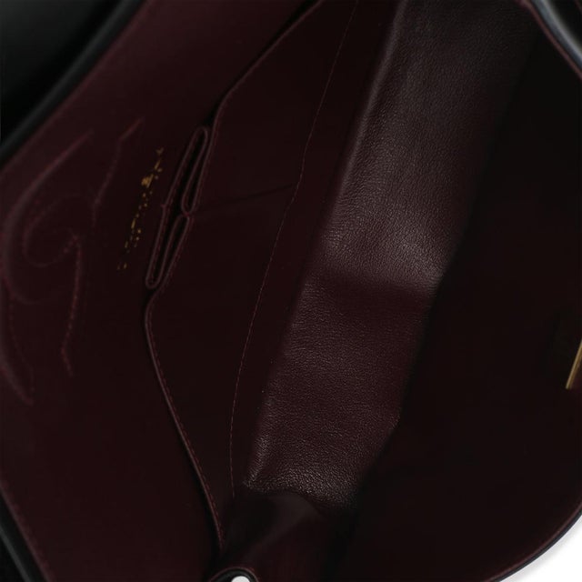 Black Quilted Lambskin Medium Classic Double Flap Bag For Sale - Image 9 of 9