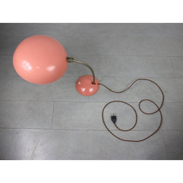 Bauhaus Salmon Table Lamp, 1930s For Sale - Image 14 of 16