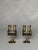 Vintage English Traditional Miniature Solid Brass Chairs, a Pair For Sale - Image 11 of 11