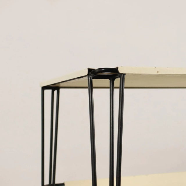 Italian Service Trolley in Metal, 1960s For Sale - Image 3 of 8