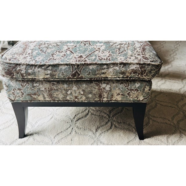 2010s Ambella Slipper Lounge Chair and Ottoman For Sale - Image 5 of 7