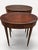 1920 English Sheraton Mahogany Leather Top Side/Sofa Tables, American Made. For Sale - Image 9 of 16