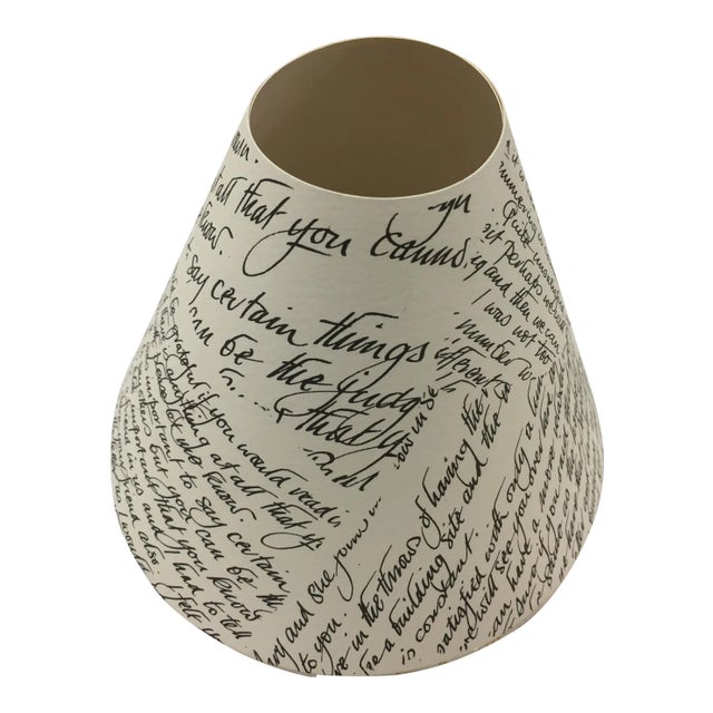 Vintage Trudie Wright Parchment Paper Single Light Empire Candle Shades For Sale