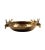 Mid-Century Modern Brass Deers Centerpiece / Bowl, France 1970s For Sale - Image 4 of 17