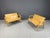 Mid-Century Plywood Benches in the style of Alvar Aalto, 1960s, Set of 2, in Good conditions. Designed 1960 to 1969 This...