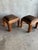 Vintage 1970s Pencil Reed Waterfall Stools or Ottomans, Pair For Sale In Miami - Image 6 of 6