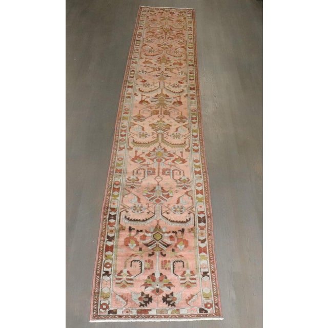Early 20th century Persian Lilihan narrow and long runner. Item # 9784 measures 2'8'' x 16'9''