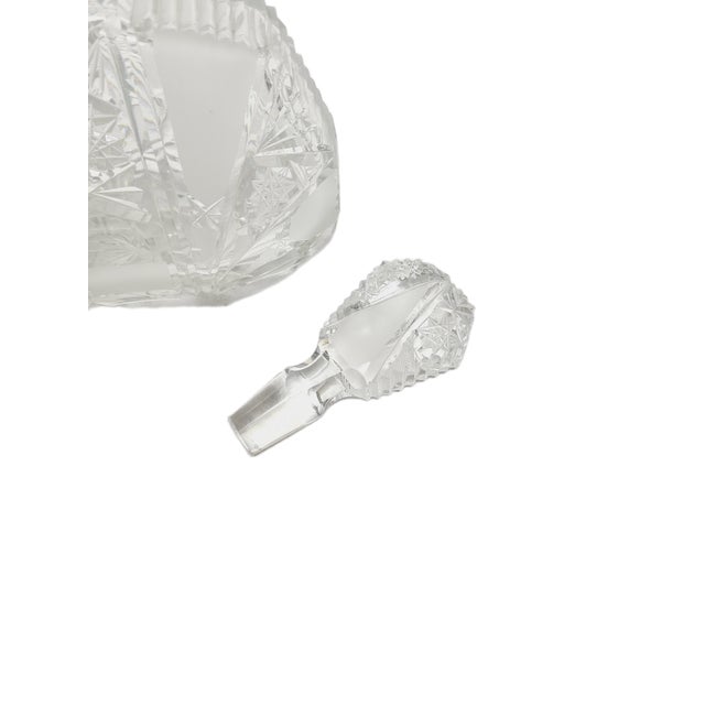 Art Deco Glass Water Carafe, Czechoslovakia, 1950s For Sale - Image 3 of 17