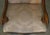 19th Century Antique French Walnut Armchair with Silk Damask Upholstery, 1880s For Sale - Image 5 of 17