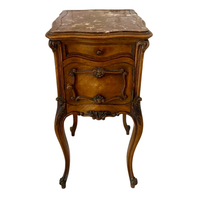 French Victorian Bedside Cabinet, 1860s For Sale