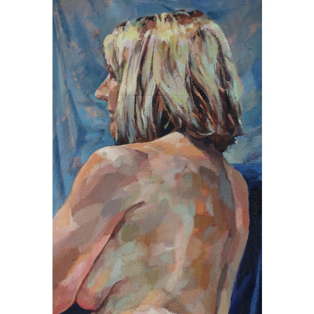 Contemporary "Chelsea Model" Contemporary Figurative Female Nude Oil Painting by Glenn Ibbitson For Sale - Image 3 of 4
