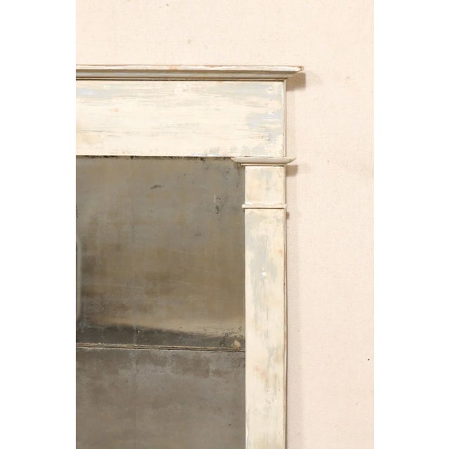 19th Century French Wall Mirror with Original Glass For Sale - Image 10 of 11