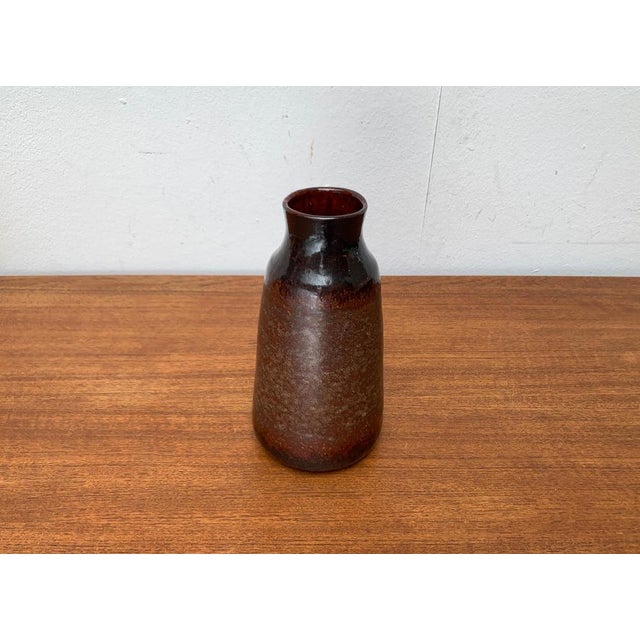 Mid-Century Minimalist Studio Pottery Vase by Elke & Elmar Kubicek, Germany, 1960s For Sale - Image 6 of 15