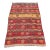 1980s Turkish Red Striped Cecim Kelim For Sale
