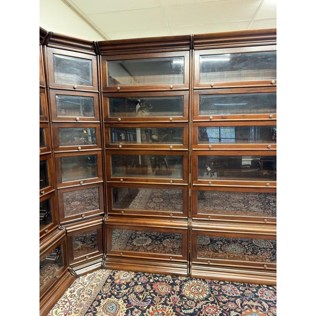 Vintage English Corner Bookcase For Sale - Image 17 of 18