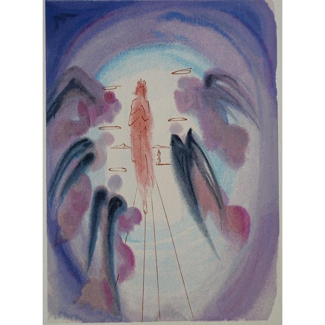 Salvador Dalí (1904-1989) Paradise 24: The Joy of the Blessed Color wood engraving Unsigned On BFK Rives wove paper, 26 x...