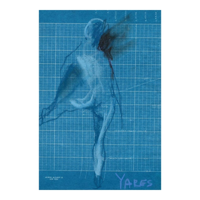 1960s Kay Yares Female Nude Pastel For Sale