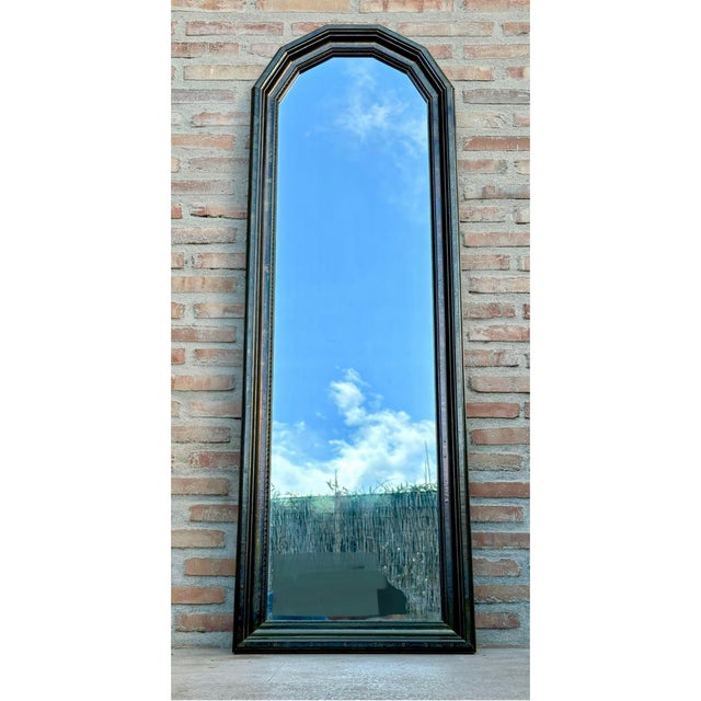 Large Early 20th Century French Mirror in Brass, 1940s For Sale - Image 10 of 18