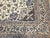 Vintage Exceptionally Fine Persian Nain Habibian Area Rug, Hand-Knotted Wool & Silk, Floral Pattern, 7x10, Ivory & Blue For Sale - Image 15 of 16