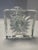 Traditional Vintage Clear Pressed Glass Wine Goblets With Square Starburst Bases - Set of 4 For Sale - Image 3 of 9