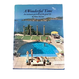 1970s Slim Aarons a Wonderful Time Book (First Edition)