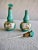 This charming pair of perfume bottles , present a typical decor from the 1700 hundreds and so is the coloring you will...