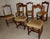 Antique Walnut Chairs, 1800s, Set of 6 For Sale - Image 3 of 18