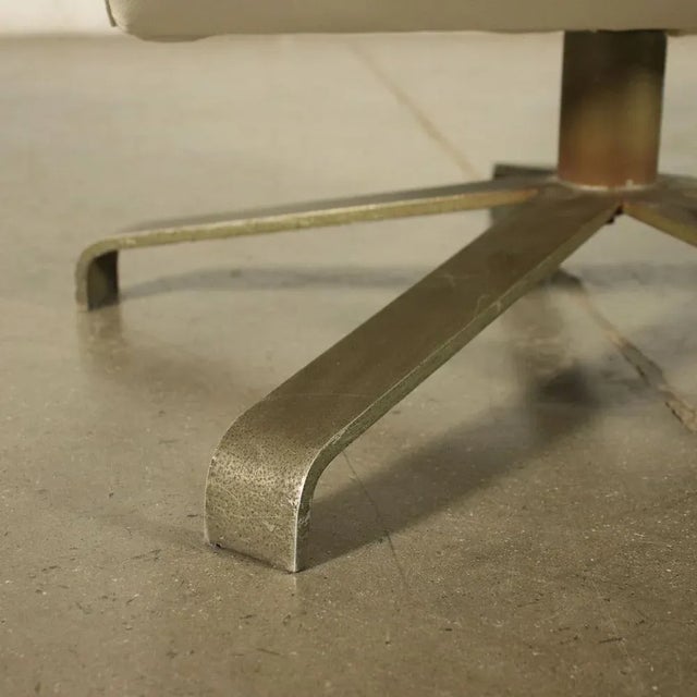 Armchair in Foam Leatherette and Metal, Italy, 1960s For Sale - Image 10 of 13