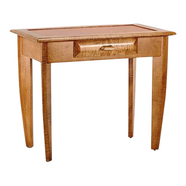 Enrico Bartolini Leather Top Writing Desk For Sale