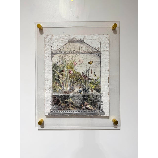 2020s Butterfly Atrium — Hand-Executed Textured Wall Art | Michele Stone Collection For Sale - Image 5 of 7