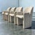 Textile Directional Sculptural Club Chairs - Set of 4 For Sale - Image 7 of 8