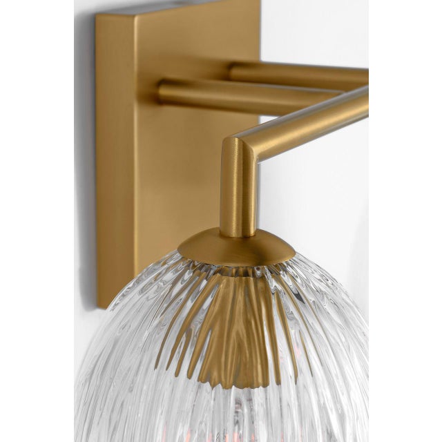Serafina 16-inch Vanity by Hable offers a sculptural approach to functional lighting, with softly contoured glass pods...