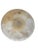 Cream 1980s Rustic Carved Alabaster Gueridon Small Occasional Table Stand For Sale - Image 8 of 15