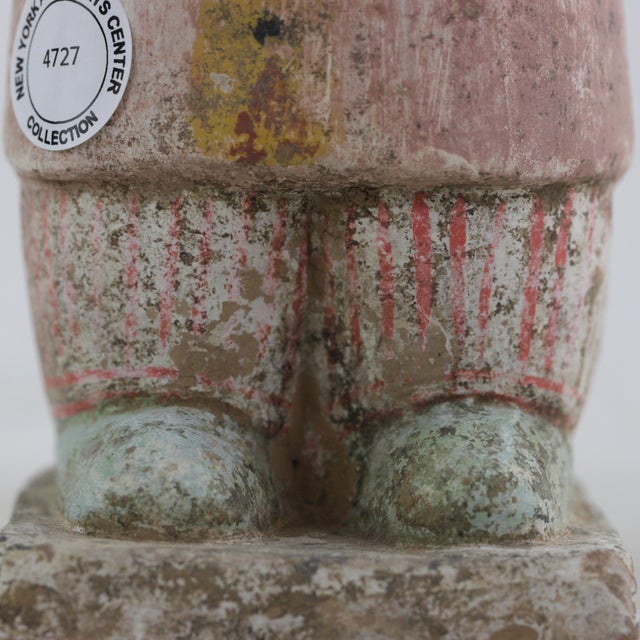 Chinese Civil Official Pottery Figurine, Late Han Dynasty to Early Eastern Han Dynasty For Sale In New York - Image 6 of 10