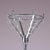 Metal Free-Standing Coat Rack, Netherlands, 1960s For Sale - Image 7 of 8
