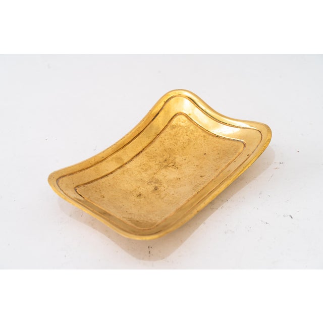 Vintage Art Deco Brass Ashtray, 1920s For Sale - Image 6 of 9
