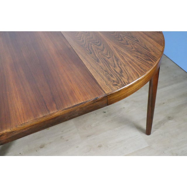 Wood Danish Extendable Table in Rosewood by Harry Ostergaard for Randers Møbelfabrik, 1960 For Sale - Image 7 of 18