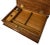 Victorian Antique Victorian English Tiger Oak Book Form Lap Desk/Stationery Box W/Inkwell For Sale - Image 3 of 12