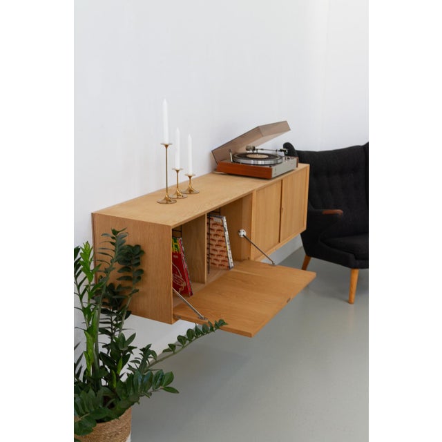 Danish Modern Oak Floating Sideboard by Poul Cadovius for Cado, 1960s For Sale - Image 14 of 18