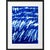 Blue 19.6" X 25.5" - Set of 6 'Writings' Cy Twombly Inspired Abstract Original Art Installation For Sale - Image 8 of 13