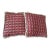 Vintage Geometric Design Needlepoint Pillows For Sale