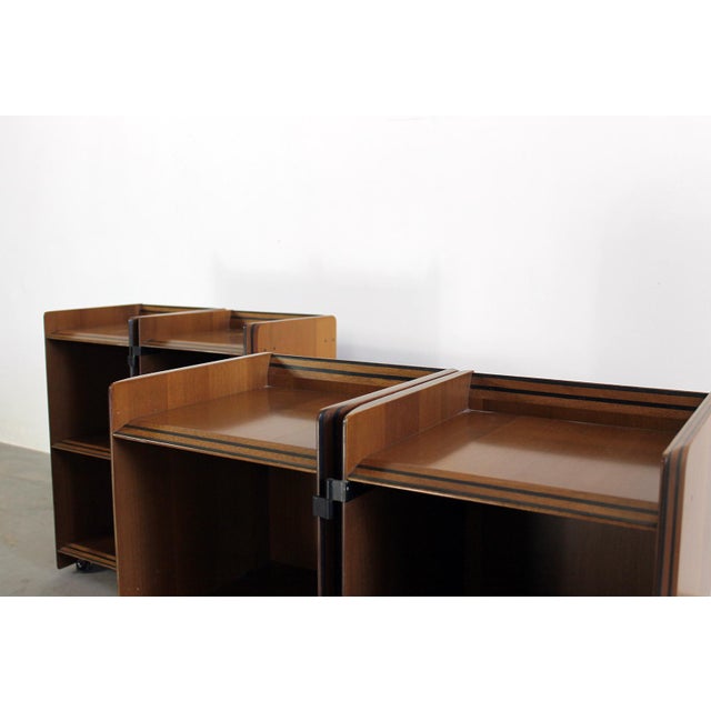 1970s Artona Nightstands by Maxalto for Tobia and Afra Scarpa, 1970, Set of 2 For Sale - Image 5 of 7