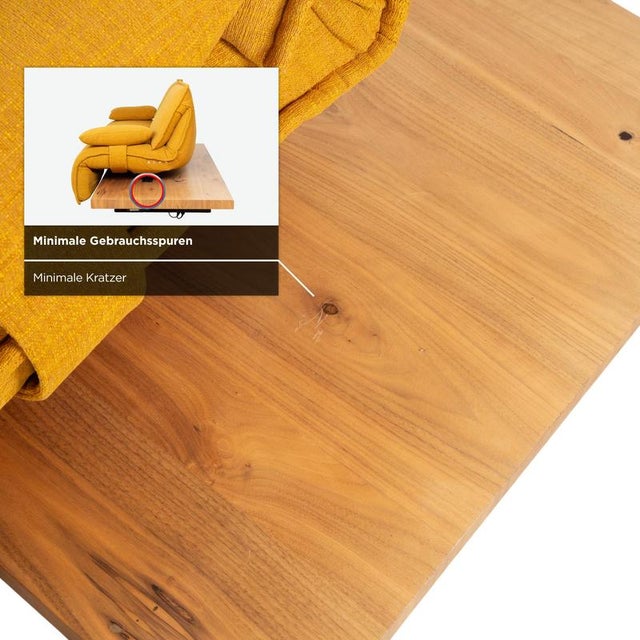 Yellow Gold Fabric Free Motion Edit 2 Two-Seater Sofa with Electric Function from Koinor For Sale - Image 14 of 18