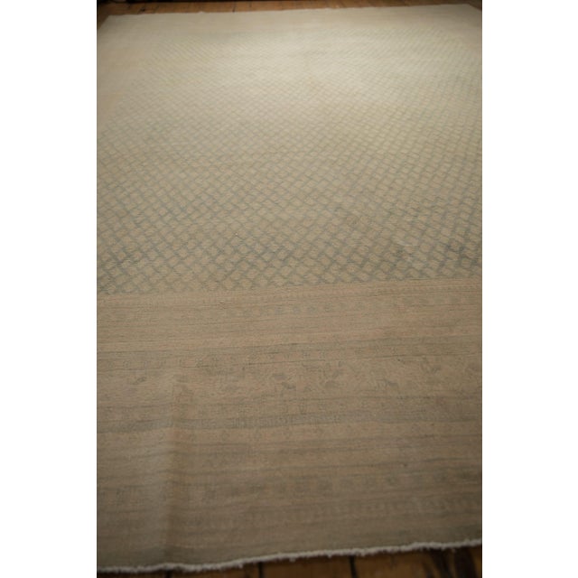 Silver Vintage Distressed Mir Sarouk Carpet - 10'2" x 14'1" For Sale - Image 8 of 12
