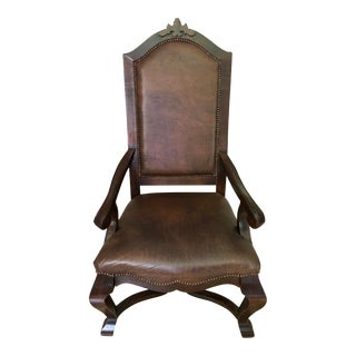 Henredon Prototype High Back Chair For Sale