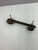 Metal Brass Sitar-Shaped Door Handle, Vintage For Sale - Image 7 of 12